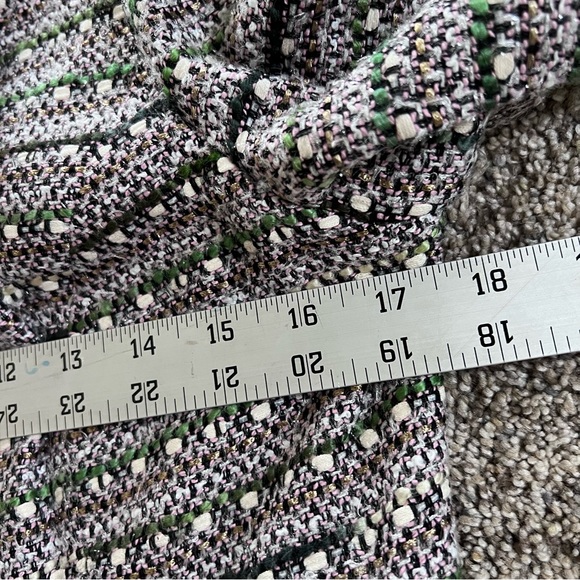 Boden Tweed Multicolor  3/4 Sleeve Blazer Size US 6 - Picture 8 of 9